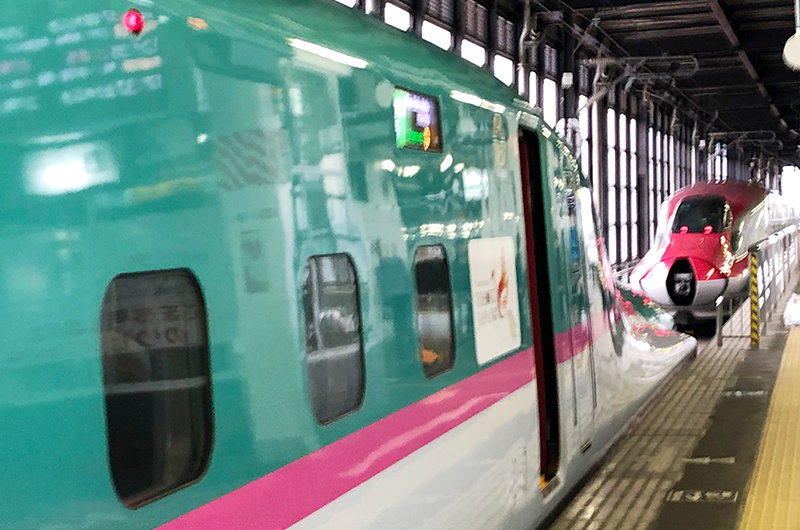 東北新幹線と秋田新幹線の切り離し