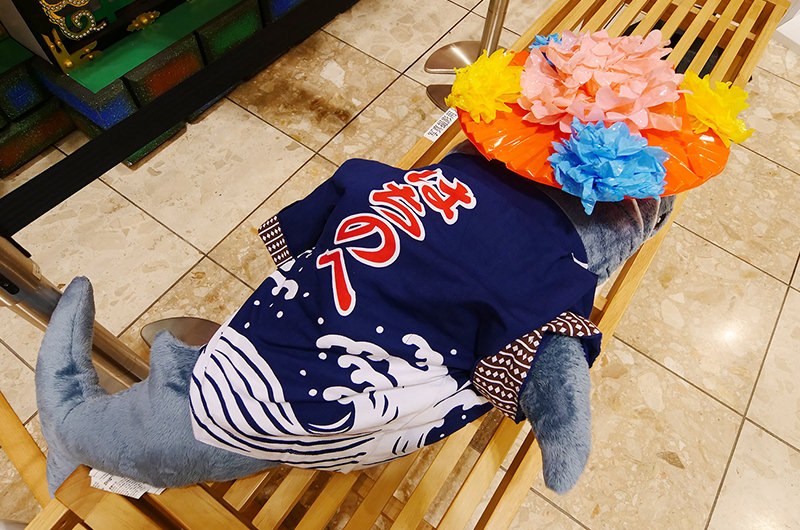 サメにも法被を着せました！