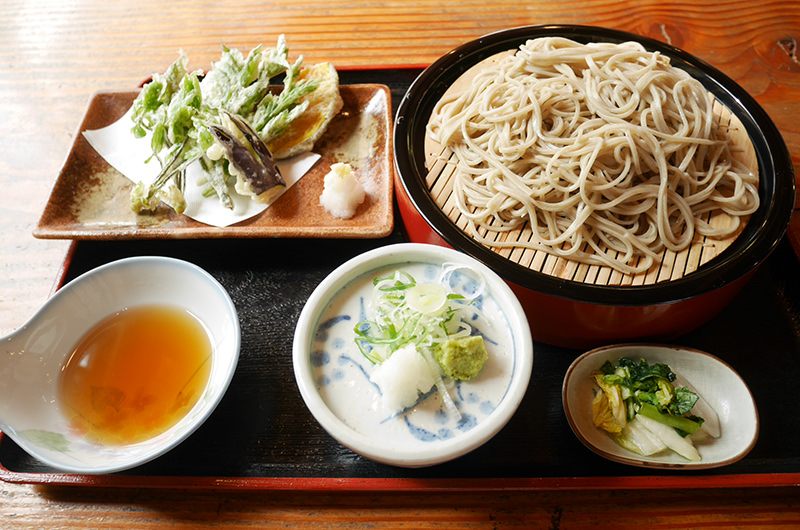 野菜天もりそば