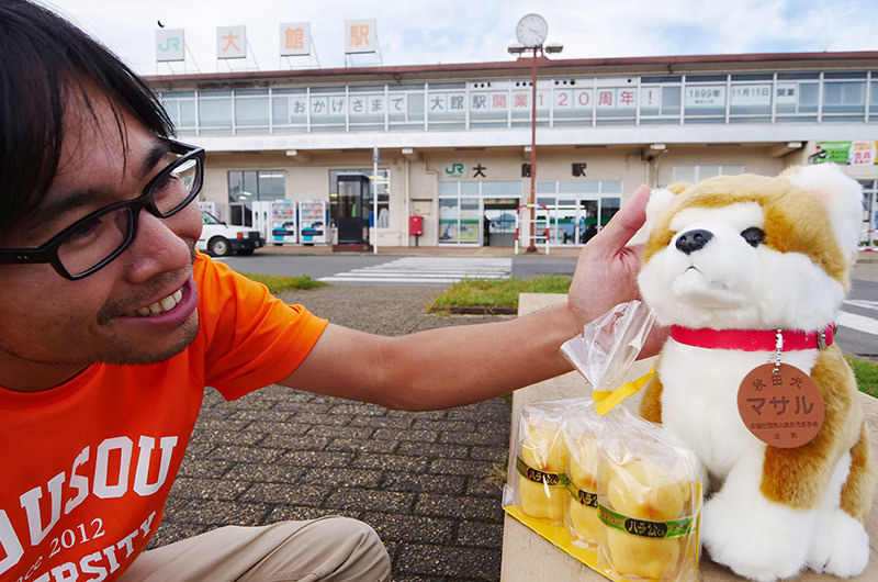 秋田犬のぬいぐるみ