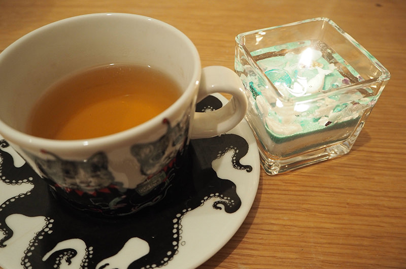 自作のキャンドル