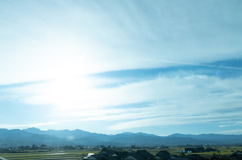 北陸新幹線の車窓