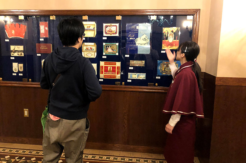 古いチョコレートのパッケージ