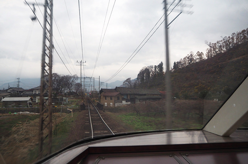 長野電鉄からの車窓
