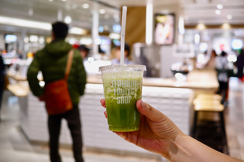 セロリとりんごのジュース