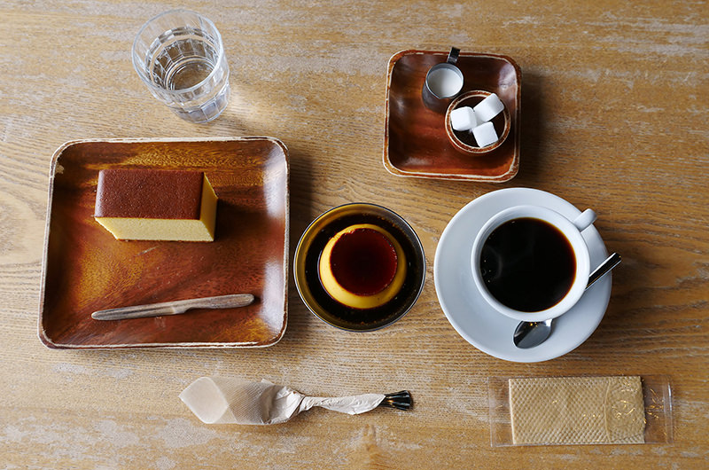 プリン　カステラ