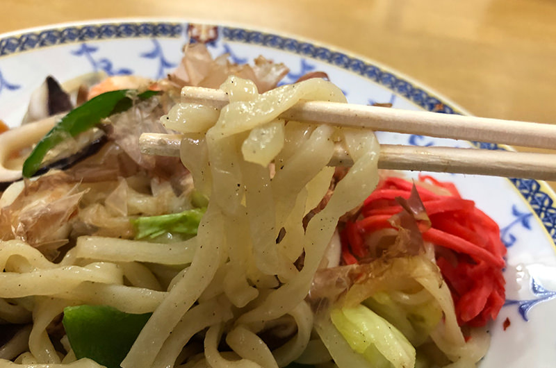 海鮮焼きうどん