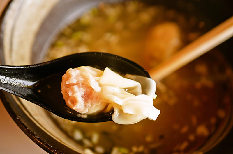 キンメ・エビのワンタン入り下田天然塩ラーメン