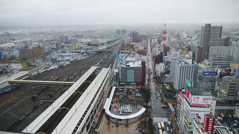 郡山市ふれあい科学館 スペースパークからの展望
