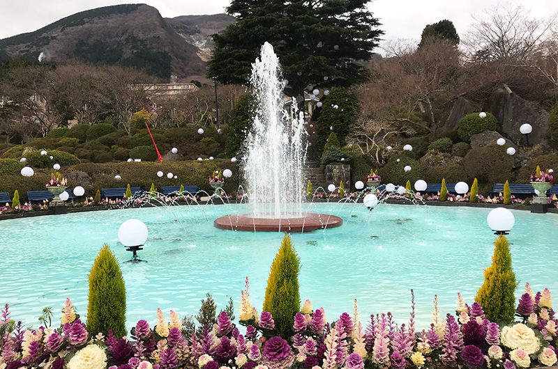 箱根強羅公園　噴水