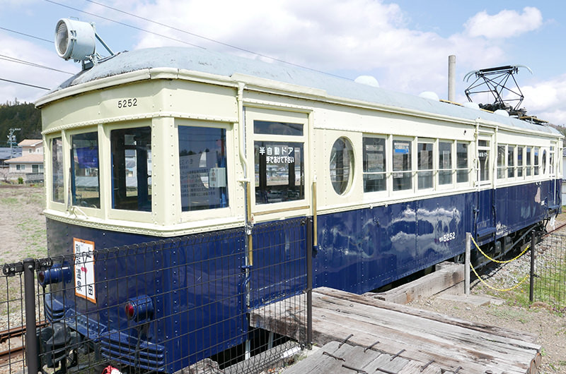別所線で使われていた車両、通称「丸窓電車」
