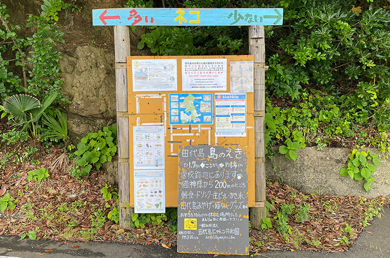 観光客用の看板