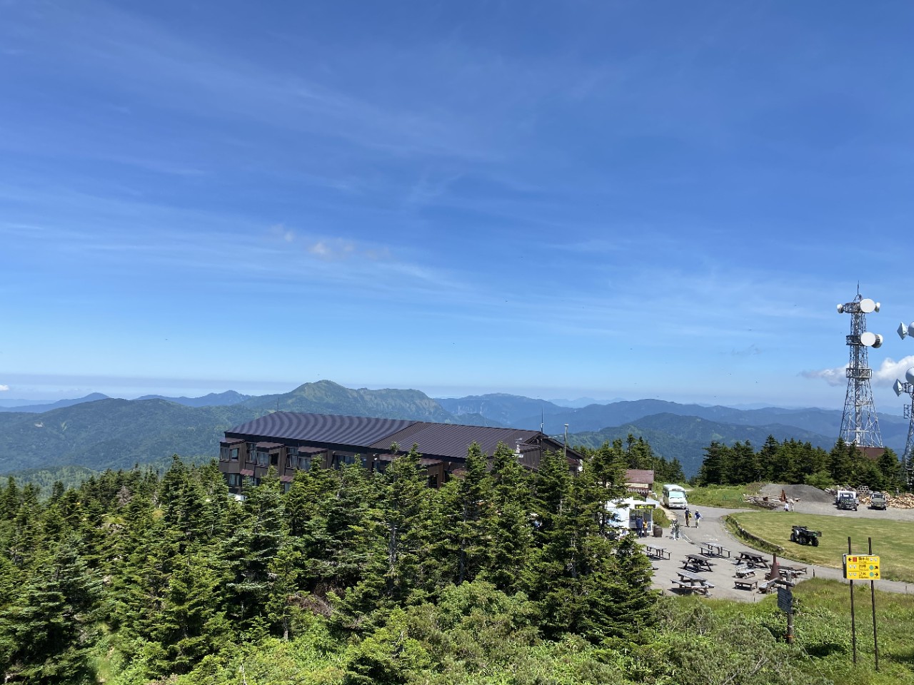 満天ビューテラスからの風景