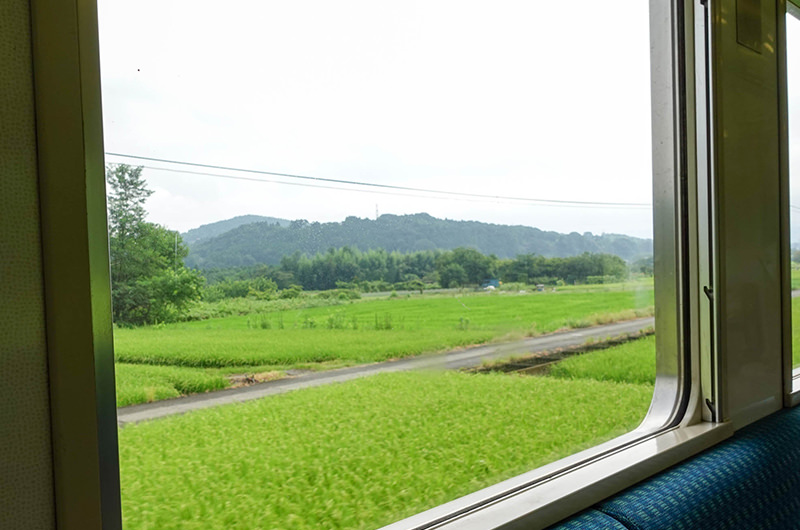 吾妻線 車窓