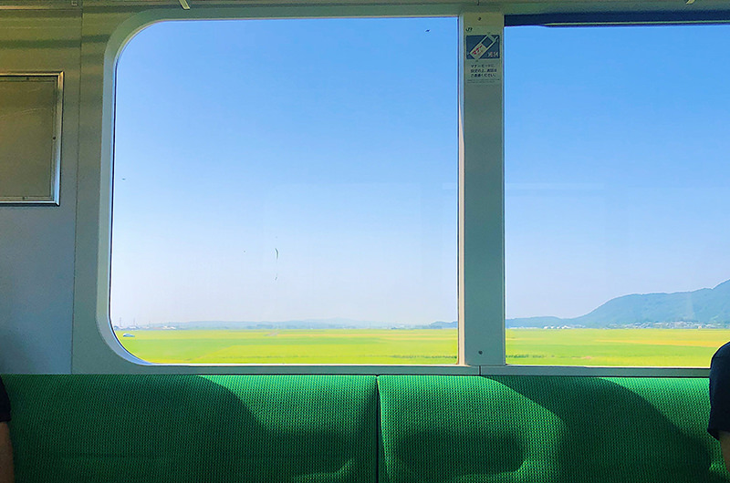 弥彦線　吉田駅から弥彦駅の区間