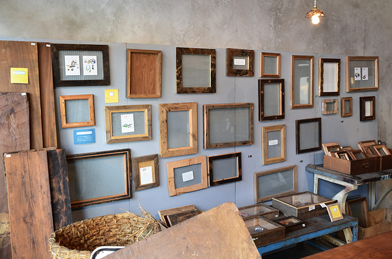 古材で作られたフォトフレーム