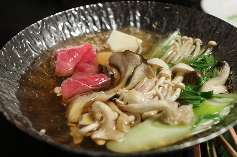 信州プレミアム牛茸鍋！