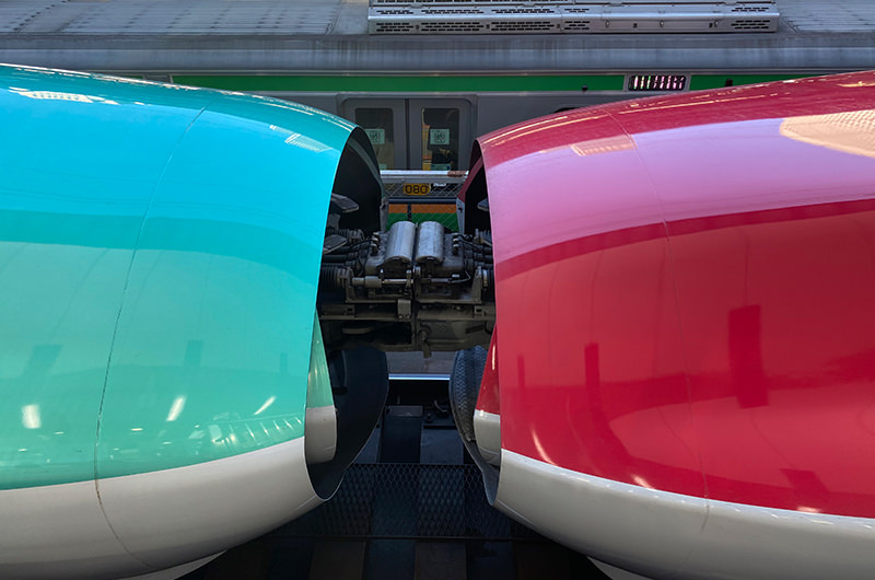 はやぶさとこまちの連結部分