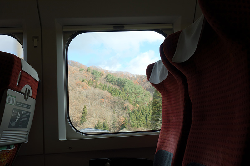 福島駅と米沢駅間 峠越え