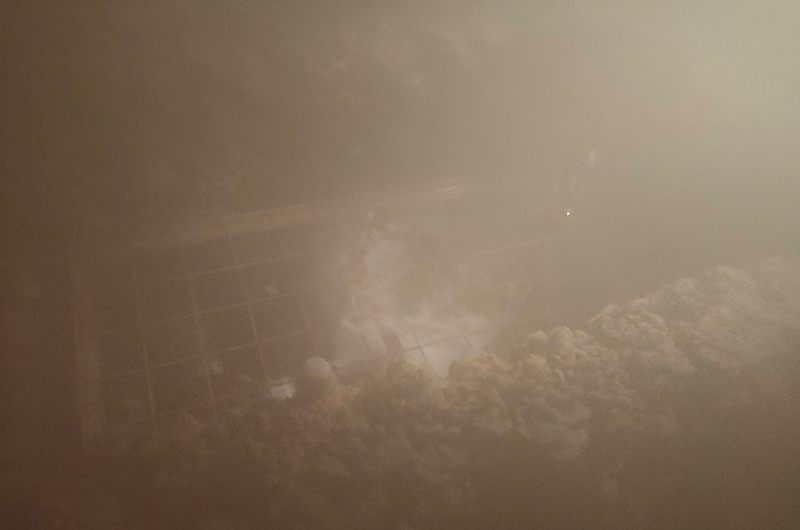 走り湯 湧いているところ