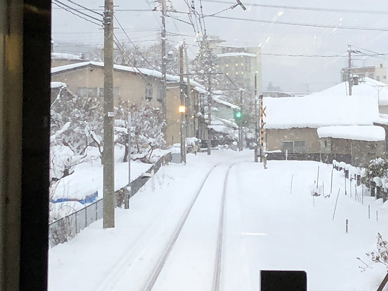 飯坂線 車窓