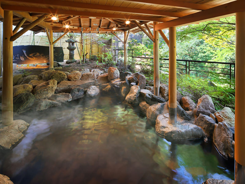 露天風呂 かもしかの湯