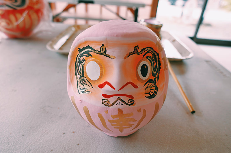 出来上がっただるまがこちら