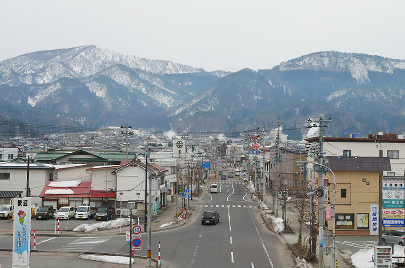 村山駅2階からの風景