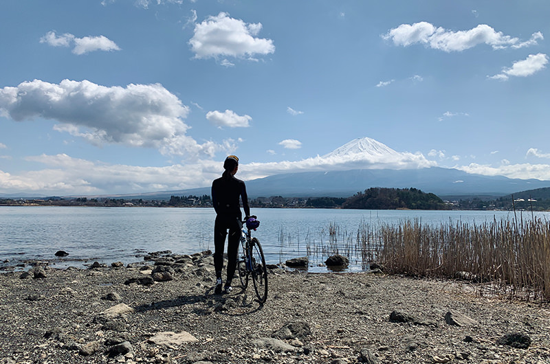 大石公園から望む富士山