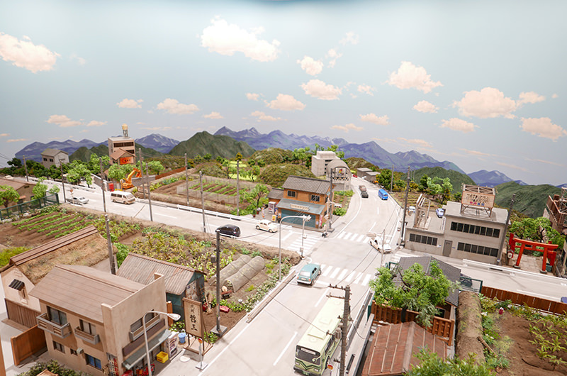 ジオラマ「架空の須賀川市」