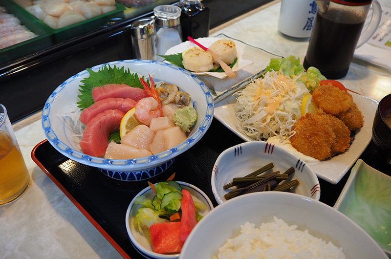 蔦屋 特製ホタテ定食