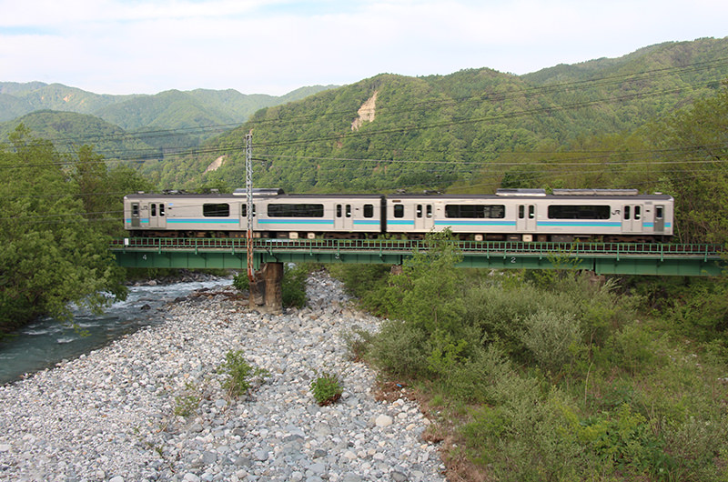 松川橋　大糸線