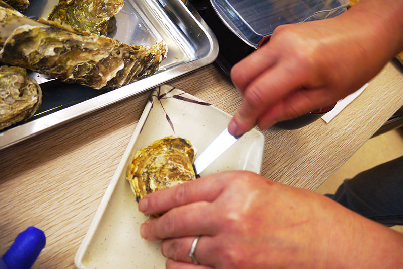 かき小屋 広田湾