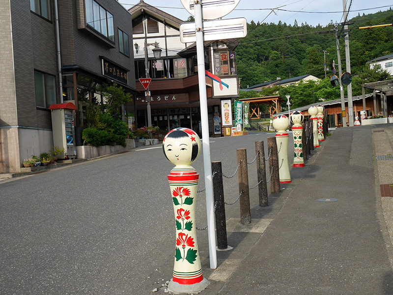 ガードレールこけし