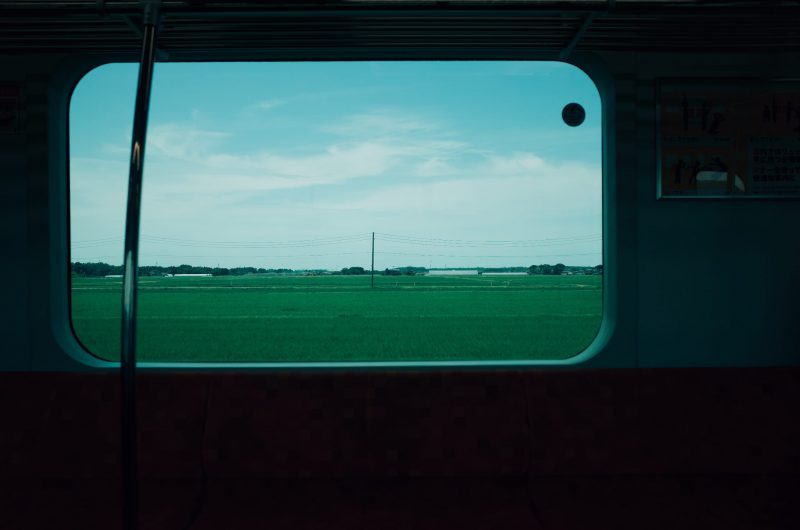 村上駅周辺の車窓