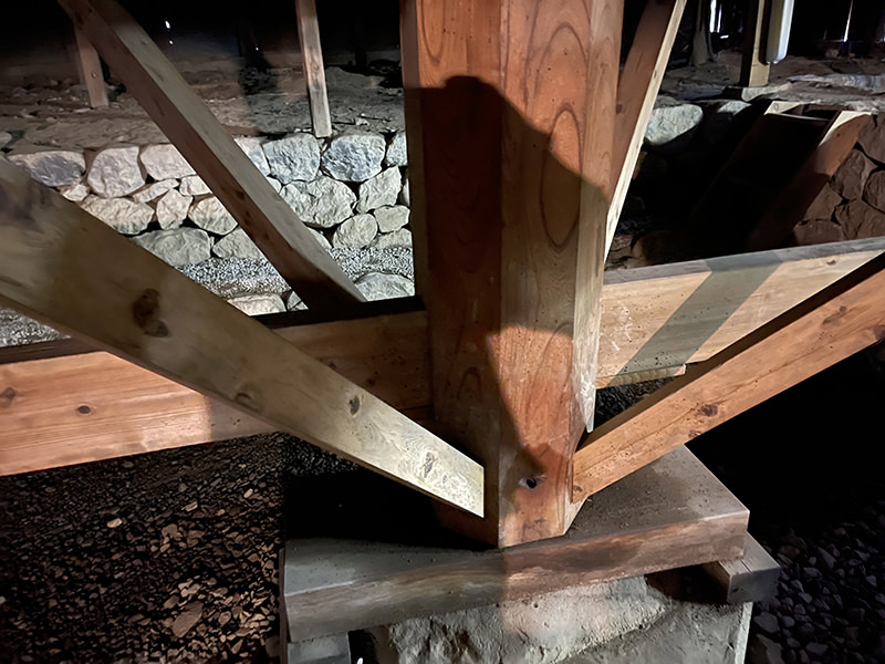 生島足島神社　歌舞伎舞台