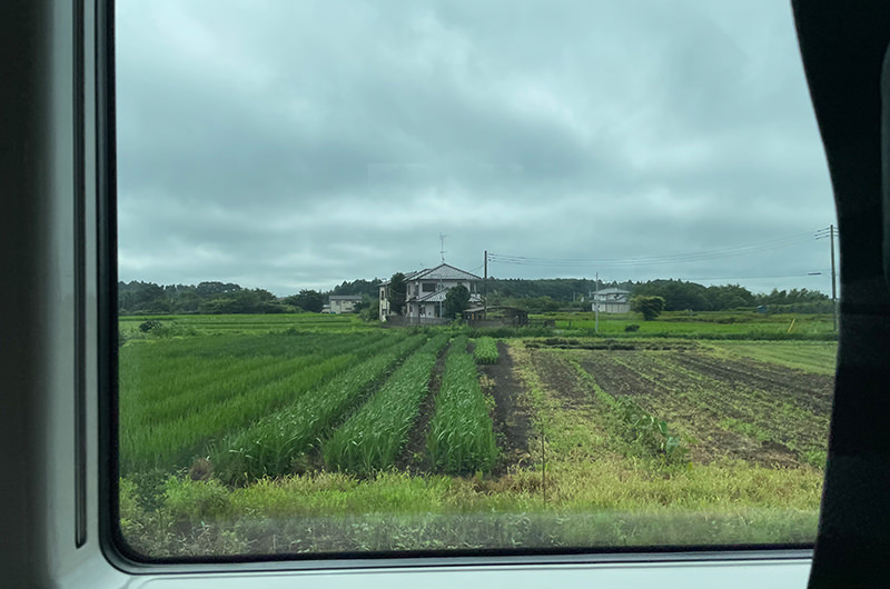 特急ときわ　車窓