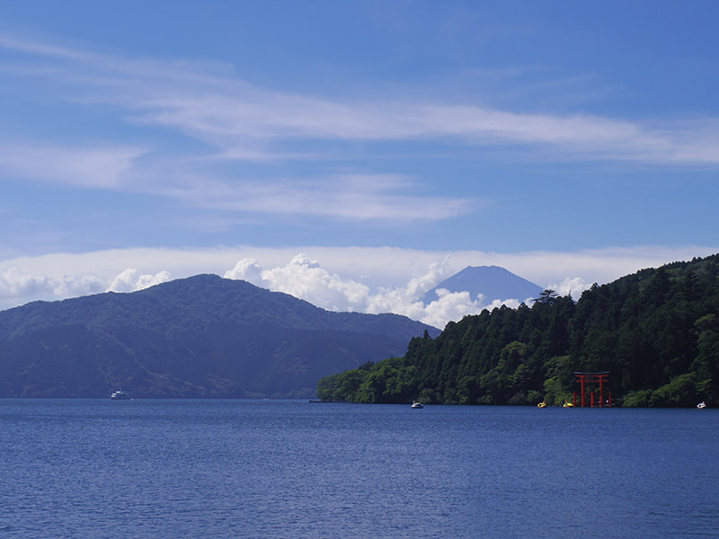 元箱根港からの眺め