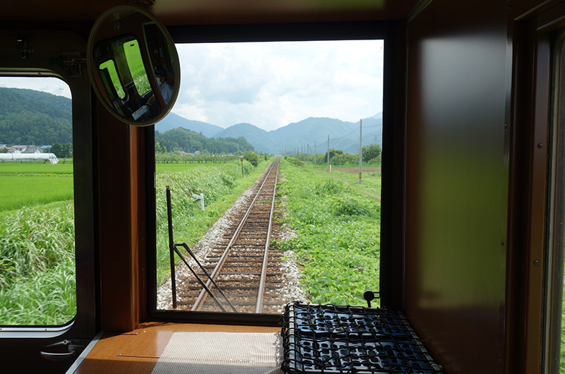 快速AIZUマウントエクスプレス　車窓