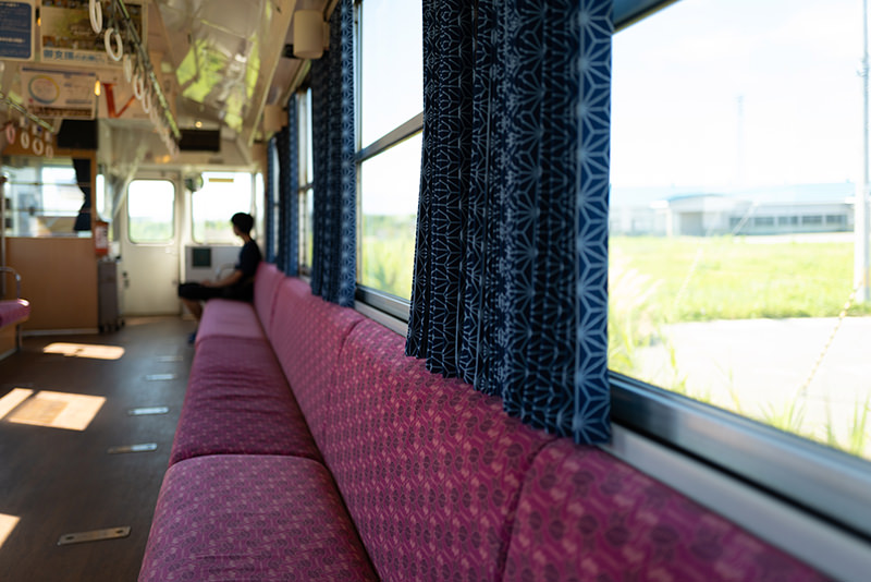 フラワー長井線　車窓