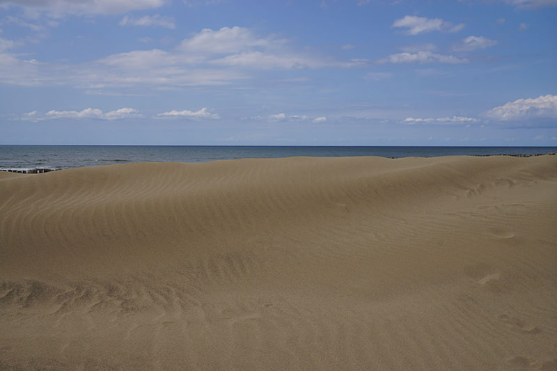 内灘海岸の風紋