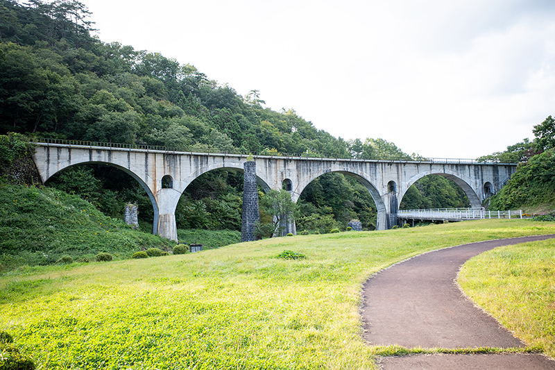 めがね橋（宮守川橋梁）