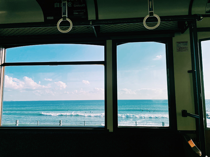 江ノ電　車窓