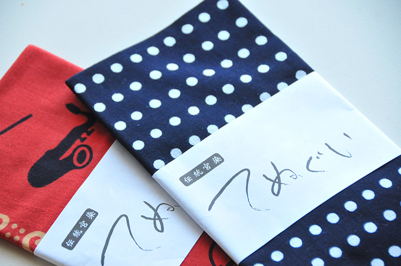 中川染工場オリジナルの手ぬぐい