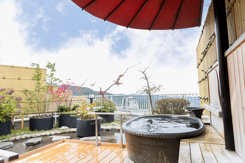 貸切り露天風呂「なごみ」（写真提供：和心の宿　大森）
