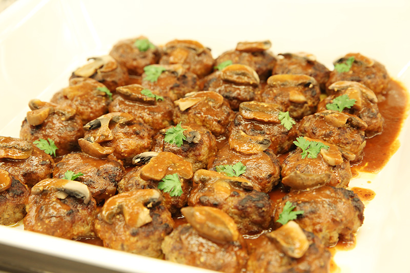 八幡平マッシュルームハンバーグ