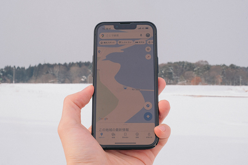 津軽富士見湖の地図