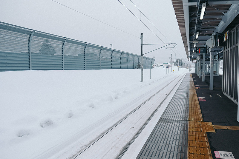 奥羽本線　新青森駅ホーム