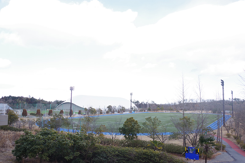 Jヴィレッジ　天然芝ピッチ