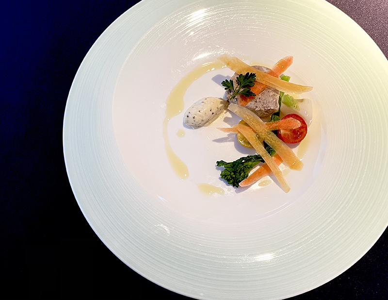 豚肉のパテ　マスタードソース